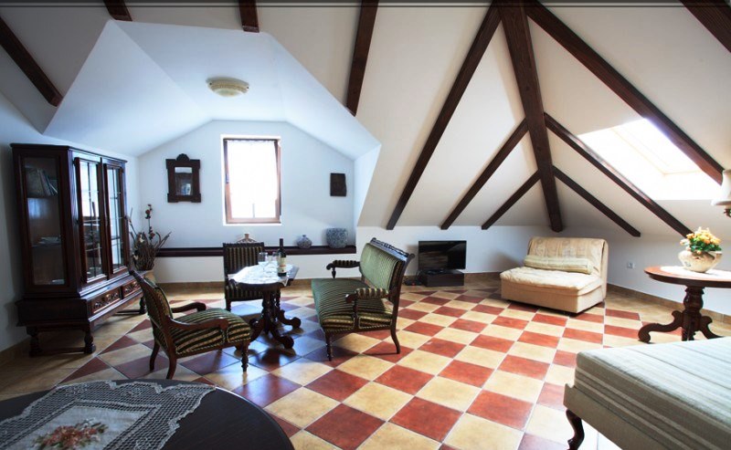 Apartments in an old stone house